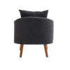 COOLMORE Wood Frame Armchair, Modern Accent Chair Lounge Chair for Living Room