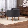 COOLMORE Wood Frame Armchair, Modern Accent Chair Lounge Chair for Living Room