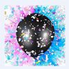 1 Set Party Decoration Balloon Boy Or Girl Gender Reveal Black Latex Balloon Baby Shower Confetti Ballons Birthday Gender Reveal