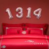 21 Inch Small Number Balloons 0-9 Wedding Wedding Room Baby Birthday Party Decoration Aluminum Foil Rose Gold Balloon Set