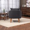 COOLMORE Wood Frame Armchair, Modern Accent Chair Lounge Chair for Living Room