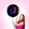 1 Set Party Decoration Balloon Boy Or Girl Gender Reveal Black Latex Balloon Baby Shower Confetti Ballons Birthday Gender Reveal