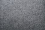 Villanelle 42.5" Light Gray Linen Chair with Chrome Finish Legs
