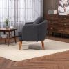 COOLMORE Wood Frame Armchair, Modern Accent Chair Lounge Chair for Living Room