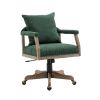 COOLMORE Computer Chair Office Chair Adjustable Swivel Chair Fabric Seat Home Study Chair