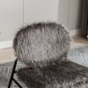 COOLMORE Accent Chair - Modern Industrial Slant Armchair with Metal Frame - Premium High Density Soft Single chair for Living Room Bedroom